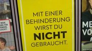 Für die Werbeflächen sei einzig die Firma Gewista zuständig, reden sich die Verkehrsbetriebe der Stadt Wien heraus: Teaser soll am 21. Oktober aufgelöst werden...    (Bild: BIZEPS)