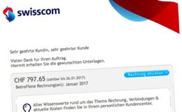 2018 kursierten gefakte Swisscom-Mails...