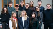 Der neue Vorstand: Elodie Kolb, Levin Stamm, Sara Spreiter, Juan Riande, Jeremias Schnyder, Linda Leuenberger, Noah Salvetti, Miriam Abt, Olivia Ruffiner, Anna Nüesch, Jan Fedeli und der Generalsekretär Linus Bürgi...    (v.l., Bild: zVg)