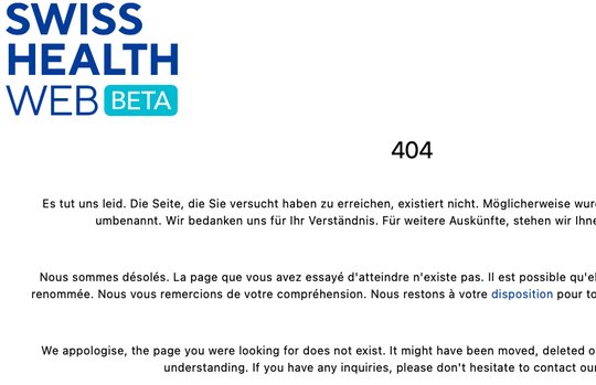 «Die Seite existiert nicht»: Am Mittwoch war die Homepage der «Schweizerischen Ärztezeitung» nicht mehr erreichbar... (Bild: Screenshot)