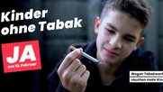 Im Februar 2022 hat das Volk die Initiative «Ja zum Schutz der Kinder und Jugendlichen vor Tabakwerbung» angenommen... (Bild: Sreenshot Youtube)