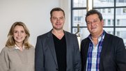 Yulia Strotmann, für National & International Client Sales zuständig, mit Philipp Mankowski (Mitte) und Sascha Müller, der die neue Abteilung Digital & Agency Sales führt…       (Bild zVg/Tamedia)