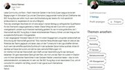 Abschieds-Post von Patrick Rahmen: «ChatGPT lässt grüssen», krittelte ein User... (Bild: Screenshot)