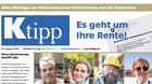 «Aargauer Zeitung» fragt: Vermischung zwischen Konsumtipps und politischem Campaigning?… (Bild: Screenshot Sonderausgabe «K-Tipp»)