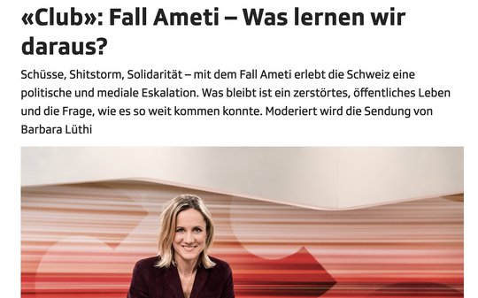 SRF-Anriss für den «Club» vom Dienstagabend...        (Bild: SRF-Sreenshot)