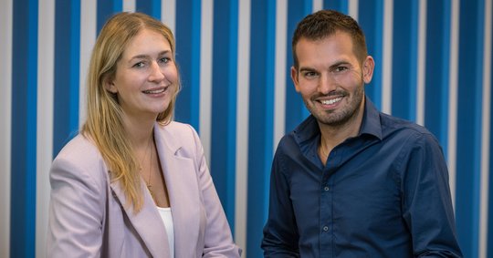 Jessica von Duehren-Cattani und Flavio Razzino leiten künftig das Newsressort in einer Doppelspitze…               (Bild: zVg)