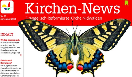 Cover der umstrittenen Ausgabe der «Kirchen-News», die Ende Oktober 2020 vom Kirchenrat blockiert wurde.