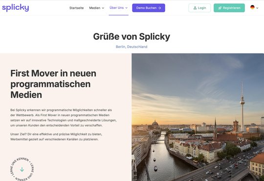 Die Goldbach Group übernahm 2015 Splicky in Berlin....   (Bild: Screenshot/Splicky)