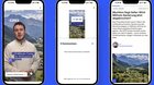 Neue verifizierte Videos in der 20-Minuten-App: Mit einem Klick wechseln die Userinnen und User von der klassischen Front zu den Kurzvideos, wo sie sich vertikal durch Videos aus den Bereichen News, Unterhaltung und Inspiration swipen… (Bild: zVg)