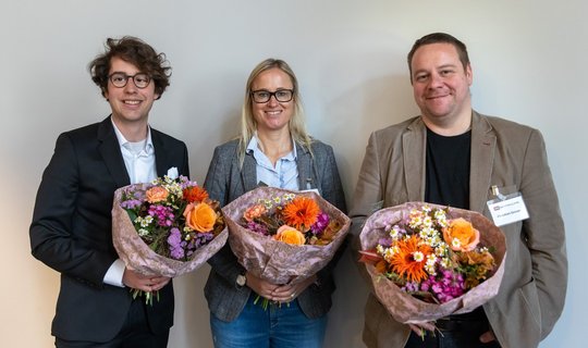 Hannes Rettenmund (l.), Heidi Schläppi und Christian Gasser sind ohne Gegenstimme gewählt worden…     (Bild: zVg)