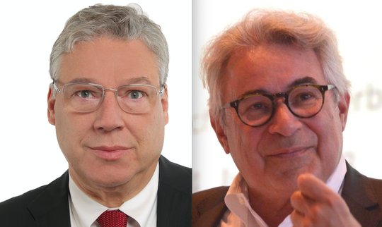 Vor der Stabübergabe: Jürg Bachman (r.) wird Filippo Lombardi beerben, wenn die Mitglieder an der Online-GV am 7. Mai ihren Segen dazu geben. (Bild zVg)