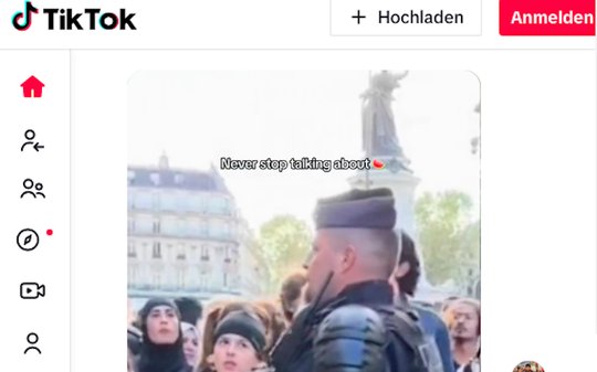 Ob eine Story relevant ist, checken Journalistinnen und Journalisten unter anderem auf TikTok... (Bild: Screenshot)