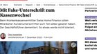 Der Krankenkassen-Vermittler warf der Ringier-Zeitschrift unter anderem vor, mit einer kritischen Story «fremdenfeindliche Reflexe» zu bedienen... (Bild: Screenshot Klein Report)