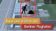 In einem Videospiel können Hobby-Flughafenbauer ihre eigenen Fähigkeiten als Bauleiter unter Beweis stellen...