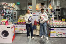 Zu gewinnen gabs einen Jahresvorrat von Persil