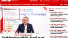 Nach acht Jahren zieht sich das Zürcher Medienhaus wieder aus Österreich zurück... (Bild: Screenshot heute.at)