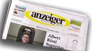 Aus dem ehemaligen amtlichen Publikationsorgan wird eine Wochenzeitung mit sechsköpfiger Redaktion... (Bild © Anzeiger)