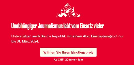 Minimalpreis ist nicht mehr 5, sondern 120 Franken. Ab 480 Franken gibt es Kaffee und Kuchen...