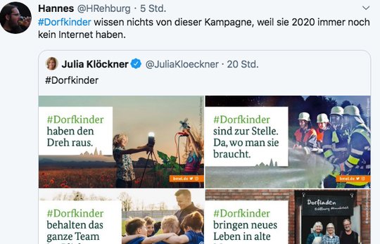 Bundeslandwirtschaftsministerin Julia Klöckner erntet Häme und Spott für ihre PR-Aktion.