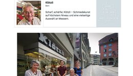 Schmieden scharfe Messer: Die Klötzlis.