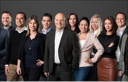 CEO Thomas Hutter und das Team