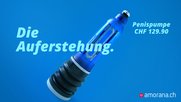 Das Sujet mit der Penis-Pumpe, das von Clear Channel abgelehnt wurde...