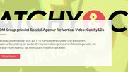 Catchy&Co spezialisiert sich auf 9:16-Kampagnenkonzepte und -Content, die auf Plattformen wie TikTok zugeschnitten werden… (Bild: Screenshot jom-group.com)