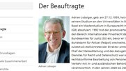 Adrian Lobsiger, der jetzige eidgenössische Datenschutz- und Öffentlichkeitsbeauftragte, wird künftig vom Parlament gewählt... (Bild: Screenshot Homepage edoeb.admin.ch)