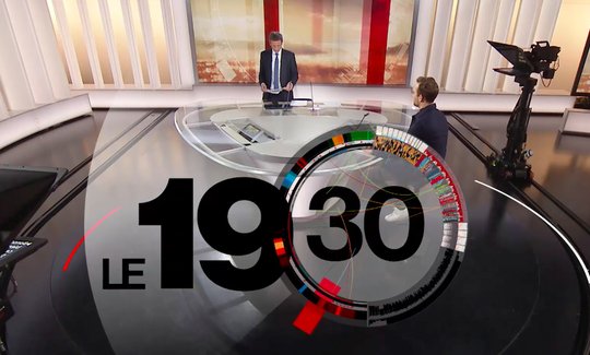 Stein des Anstosses: In den Nachrichten zur abendlichen Primetime vom 28. Februar verlor RTS kein einziges Wort über den soeben erschienenen Bericht des Weltklimarats. (Bild Screenshot)