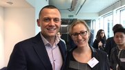 Goce Nikoloski und Lisa Wege am Seminar