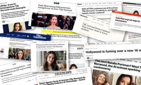 Im Rahmenprogramm zum Zurich Film Festival wurde heftig über den KI-Filmstar debattiert... (Bild: zVg / © ZFF)