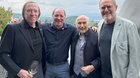 GC-Koryphäen mit dem ewigen Fifa-Präsidenten: Günter Netzer, Raimondo Ponte, Sepp Blatter und Claudio Sulser...   (v.l., Bild © Klein Report)