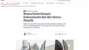 Im Titel des Beitrags sieht der Presserat eine Verletzung des Wahrheitsgebots und des Diskriminierungsverbots… (Screenshot bazonline.ch)