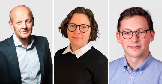 Malte Fischer, Anna Schiller und Nathan Giwerzew arbeiten neu im Berliner Büro... (Bild: zVg)